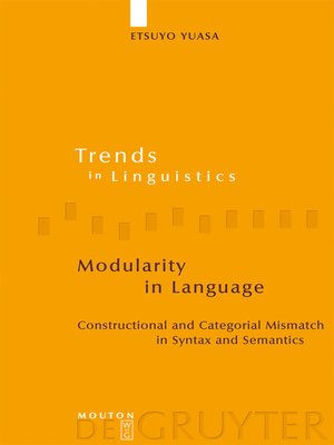 cover image of Modularity in Language